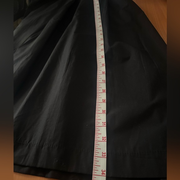 Zara Black Midi Skirt with Pleated A-Line - Picture 11 of 14
